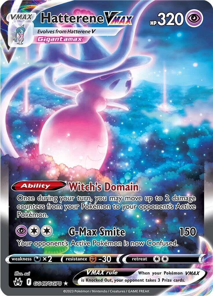 Hatterene VMAX (GG47/GG70) [Sword & Shield: Crown Zenith] Pokemon Single Pokémon  | Multizone: Comics And Games