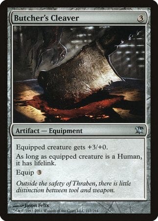 Butcher's Cleaver [Innistrad] MTG Single Magic: The Gathering  | Multizone: Comics And Games