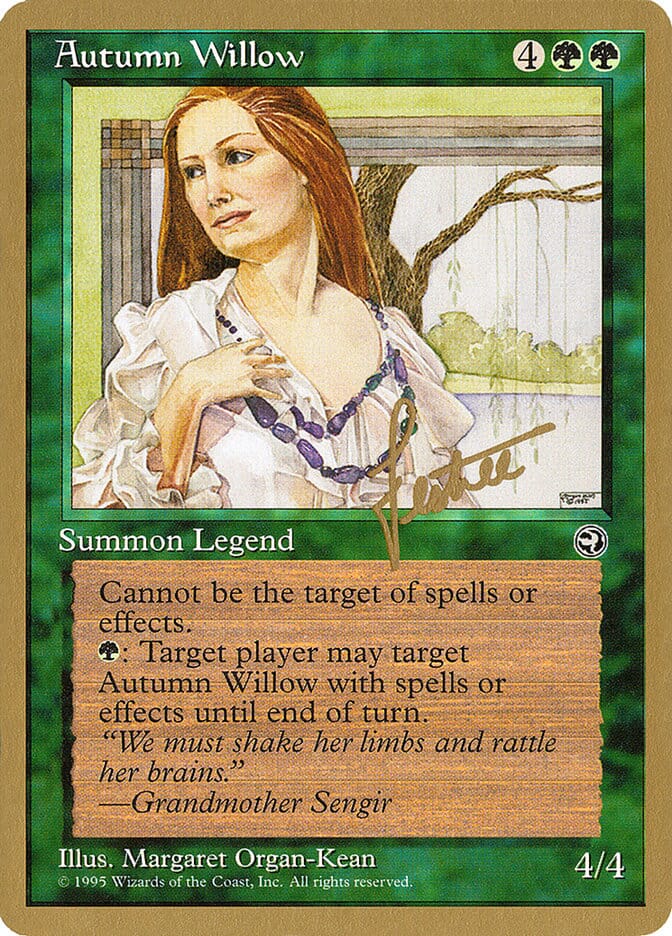 Autumn Willow (Bertrand Lestree) [Pro Tour Collector Set] MTG Single Magic: The Gathering  | Multizone: Comics And Games