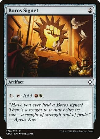 Boros Signet [Commander Anthology Volume II] MTG Single Magic: The Gathering  | Multizone: Comics And Games