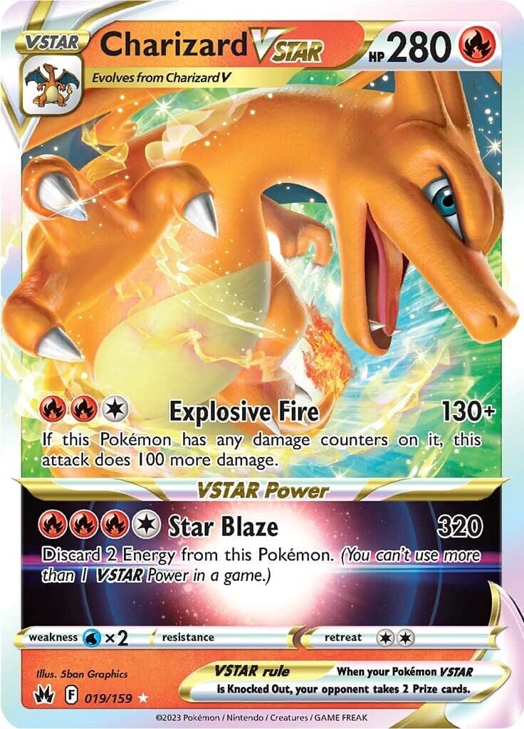 Charizard VSTAR (019/159) [Sword & Shield: Crown Zenith] Pokemon Single Pokémon  | Multizone: Comics And Games