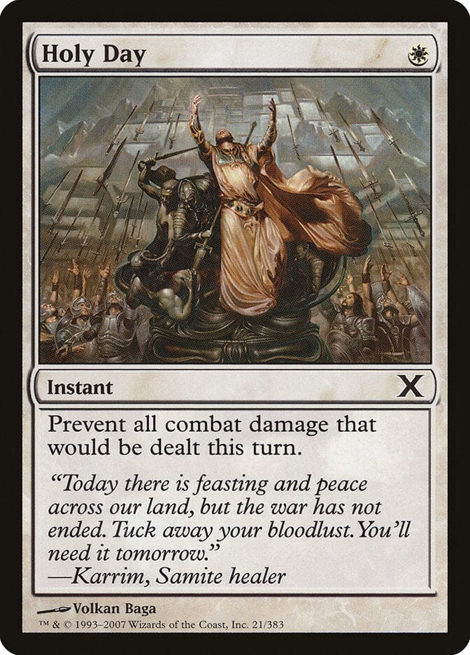 Holy Day [Tenth Edition] MTG Single Magic: The Gathering  | Multizone: Comics And Games