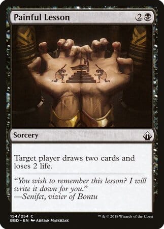 Painful Lesson [Battlebond] MTG Single Magic: The Gathering  | Multizone: Comics And Games