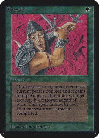 Berserk [Limited Edition Alpha] MTG Single Magic: The Gathering  | Multizone: Comics And Games