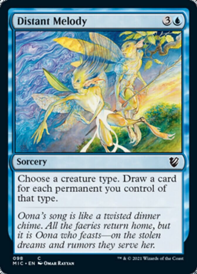 Distant Melody [Innistrad: Midnight Hunt Commander] MTG Single Magic: The Gathering  | Multizone: Comics And Games