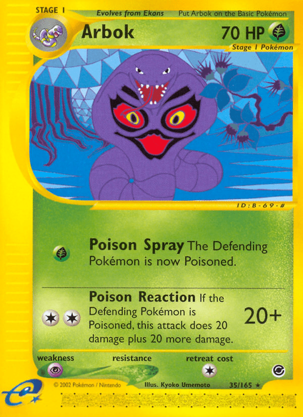 Arbok (35/165) [Expedition: Base Set] Pokemon Single Pokémon  | Multizone: Comics And Games