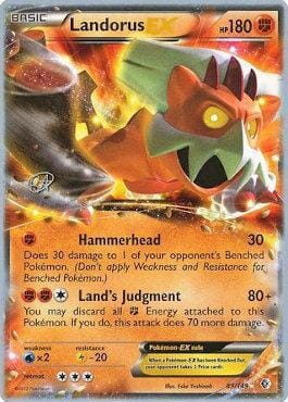 Landorus EX (89/149) (The Flying Hammer - Rowan Stavenow) [World Championships 2015] Pokemon Single Pokémon  | Multizone: Comics And Games