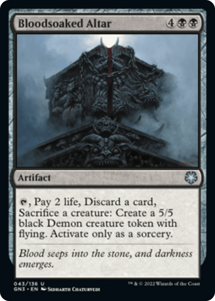 Bloodsoaked Altar [Game Night: Free-for-All] MTG Single Magic: The Gathering  | Multizone: Comics And Games