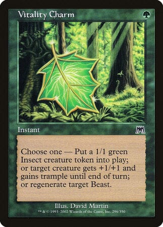 Vitality Charm [Onslaught] MTG Single Magic: The Gathering  | Multizone: Comics And Games