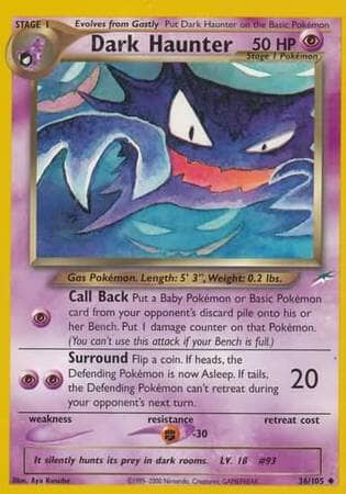 Dark Haunter (36/105) [Neo Destiny Unlimited] Pokemon Single Pokémon  | Multizone: Comics And Games