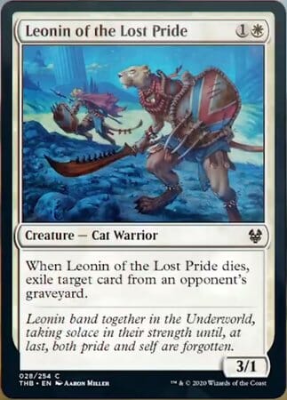 Leonin of the Lost Pride [Theros Beyond Death] MTG Single Magic: The Gathering  | Multizone: Comics And Games