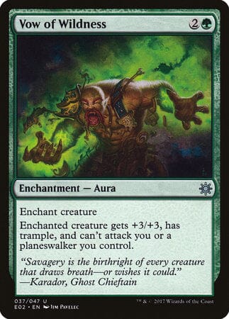 Vow of Wildness [Explorers of Ixalan] MTG Single Magic: The Gathering  | Multizone: Comics And Games