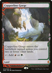 Copperline Gorge [Zendikar Rising Expeditions] MTG Single Magic: The Gathering  | Multizone: Comics And Games