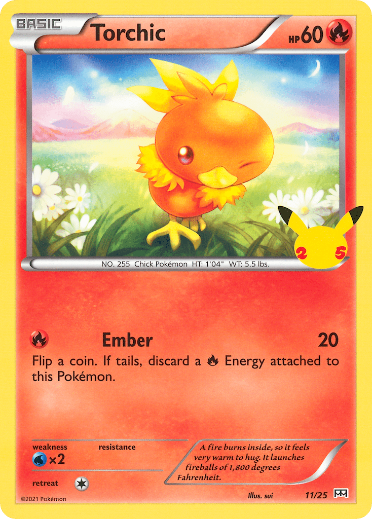Torchic (11/25) [McDonald's 25th Anniversary] Pokemon Single Pokémon  | Multizone: Comics And Games
