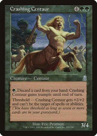 Crashing Centaur [Odyssey] MTG Single Magic: The Gathering  | Multizone: Comics And Games