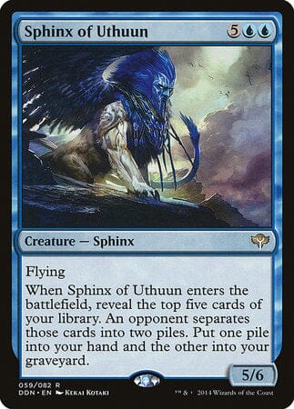 Sphinx of Uthuun [Duel Decks: Speed vs. Cunning] MTG Single Magic: The Gathering  | Multizone: Comics And Games