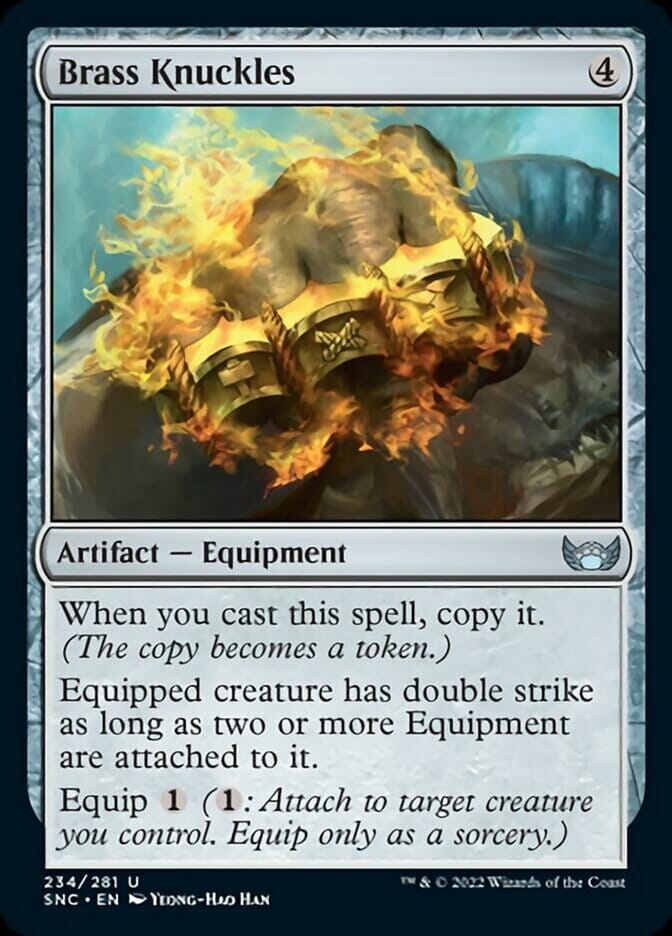 Brass Knuckles [Streets of New Capenna] MTG Single Magic: The Gathering  | Multizone: Comics And Games