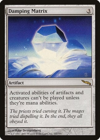 Damping Matrix [Mirrodin] MTG Single Magic: The Gathering  | Multizone: Comics And Games