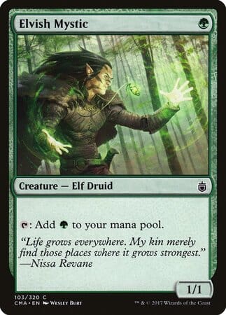 Elvish Mystic [Commander Anthology] MTG Single Magic: The Gathering  | Multizone: Comics And Games