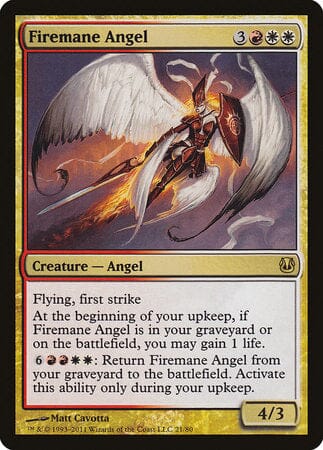 Firemane Angel [Duel Decks: Ajani vs. Nicol Bolas] MTG Single Magic: The Gathering  | Multizone: Comics And Games