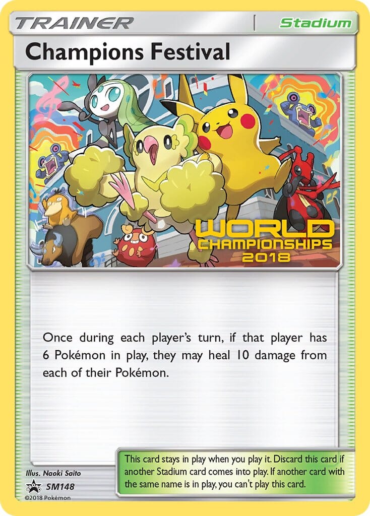 Champions Festival (SM148) (2018 Top Finalist) [Sun & Moon: Black Star Promos] Pokemon Single Pokémon  | Multizone: Comics And Games