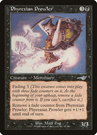 Phyrexian Prowler [Nemesis] MTG Single Magic: The Gathering  | Multizone: Comics And Games