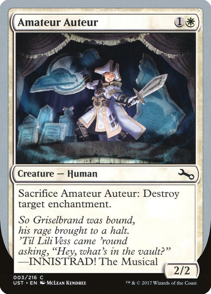 Amateur Auteur (INNISTRAD! The Musical) [Unstable] MTG Single Magic: The Gathering  | Multizone: Comics And Games