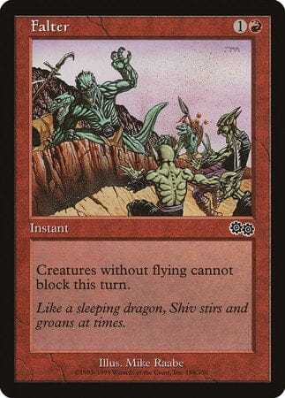 Falter [Urza's Saga] MTG Single Magic: The Gathering  | Multizone: Comics And Games