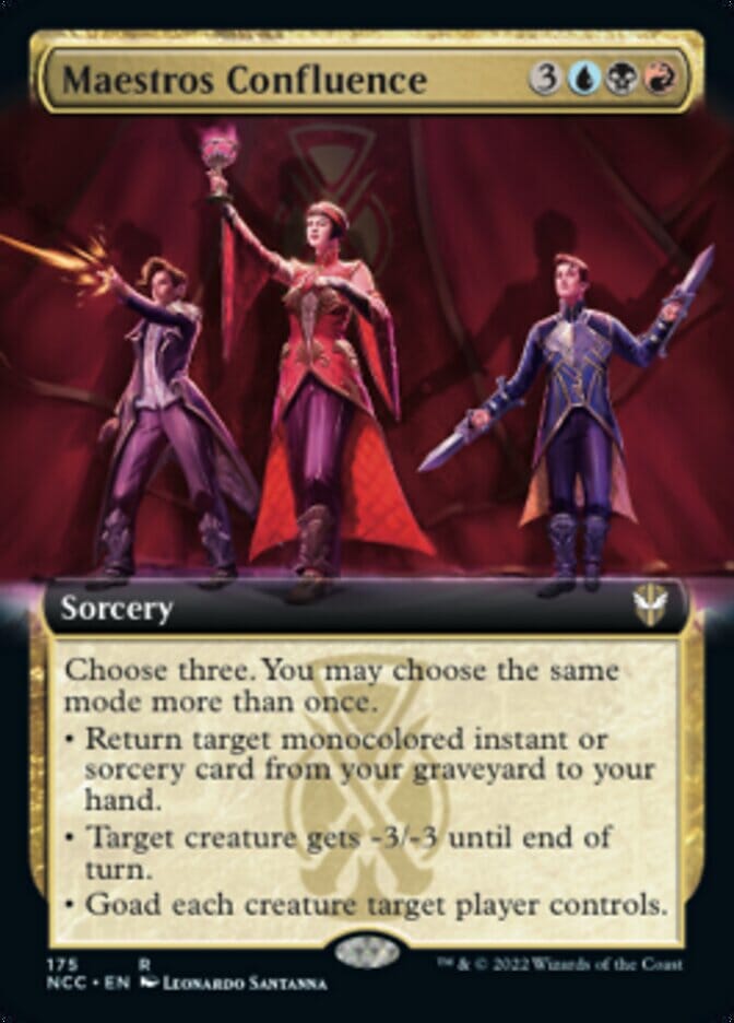 Maestros Confluence (Extended Art) [Streets of New Capenna Commander] MTG Single Magic: The Gathering  | Multizone: Comics And Games