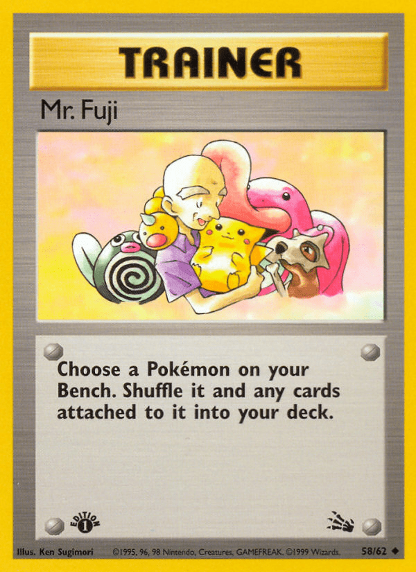Mr. Fuji (58/62) [Fossil 1st Edition] Pokemon Single Pokémon  | Multizone: Comics And Games