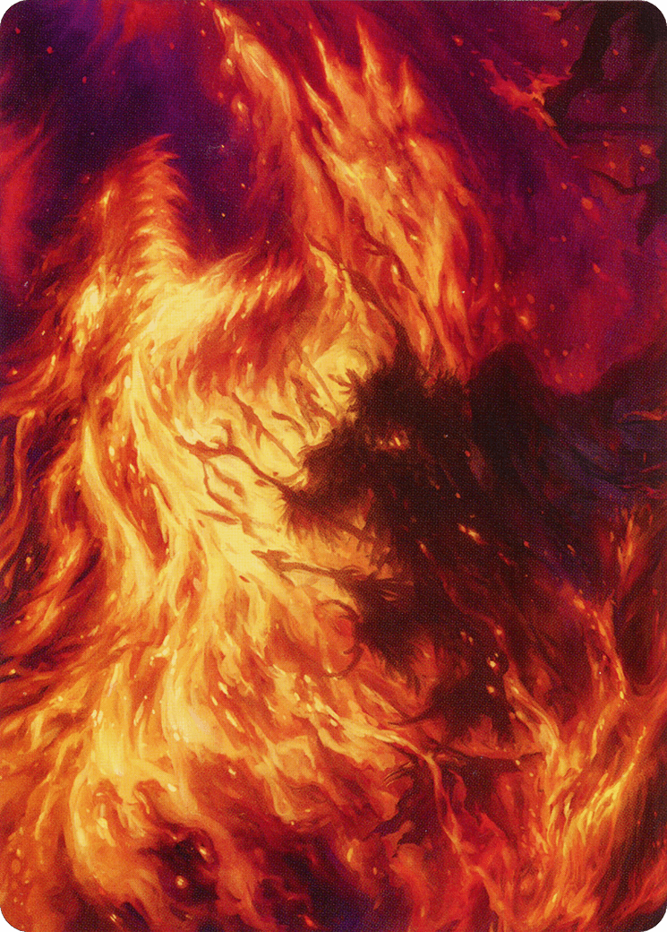 Stoke the Flames Art Card [March of the Machine Art Series] MTG Single Magic: The Gathering  | Multizone: Comics And Games
