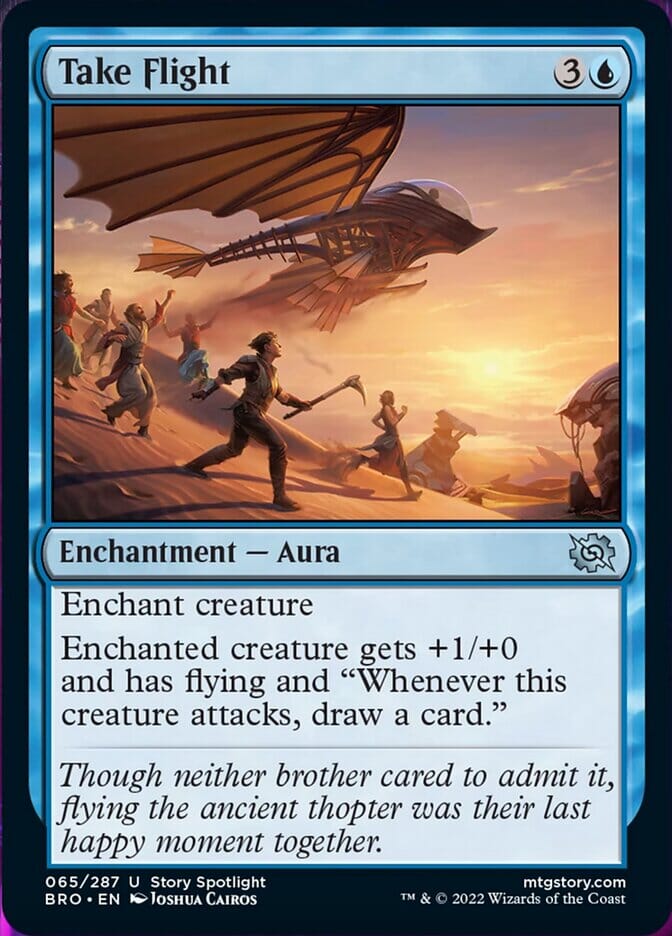 Take Flight [The Brothers' War] MTG Single Magic: The Gathering  | Multizone: Comics And Games