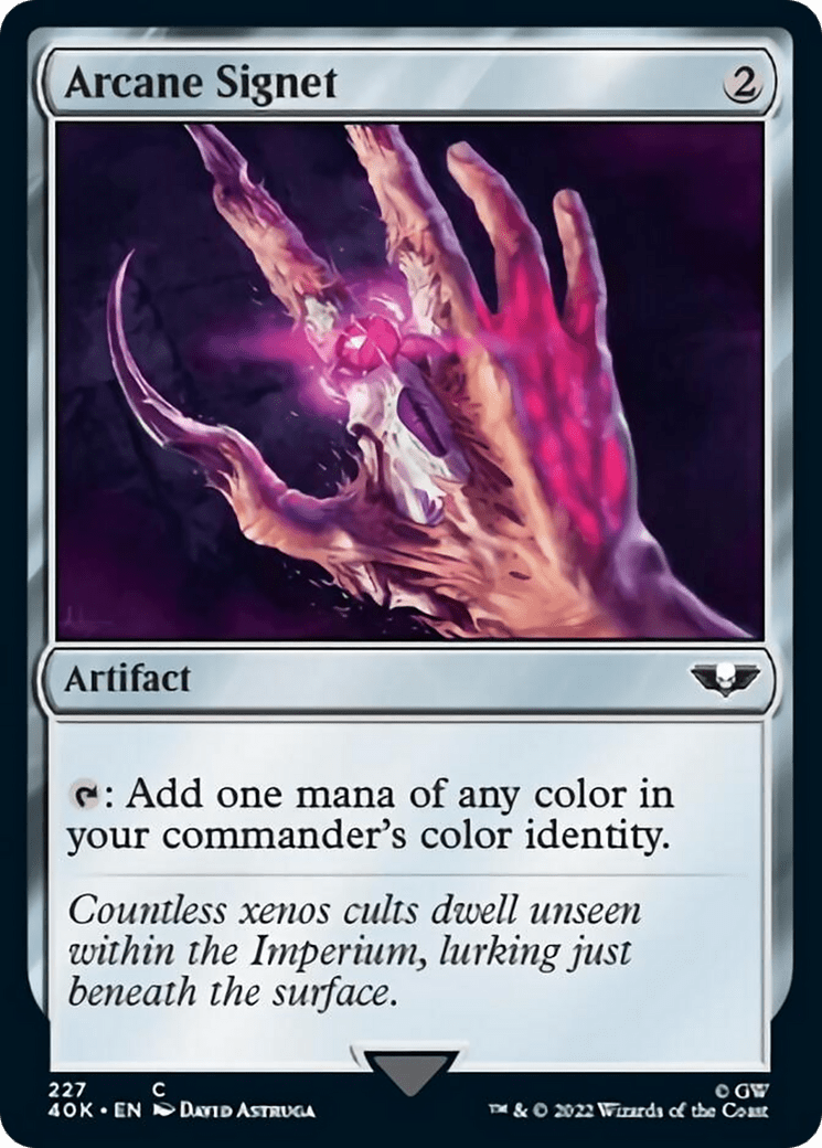 Arcane Signet (227) [Universes Beyond: Warhammer 40,000] MTG Single Magic: The Gathering  | Multizone: Comics And Games