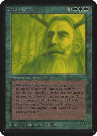 Gaea's Liege [Limited Edition Alpha] MTG Single Magic: The Gathering  | Multizone: Comics And Games