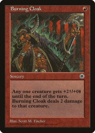 Burning Cloak [Portal] MTG Single Magic: The Gathering  | Multizone: Comics And Games