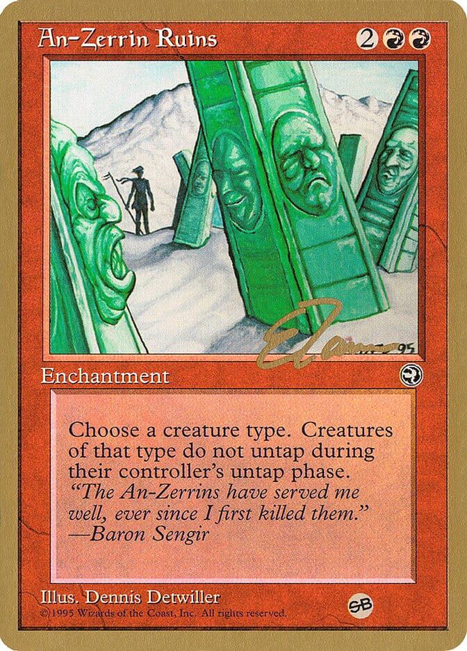 An-Zerrin Ruins (Eric Tam) (SB) [Pro Tour Collector Set] MTG Single Magic: The Gathering  | Multizone: Comics And Games