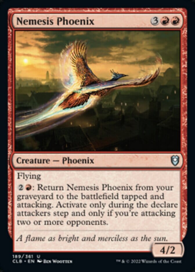 Nemesis Phoenix [Commander Legends: Battle for Baldur's Gate] MTG Single Magic: The Gathering  | Multizone: Comics And Games