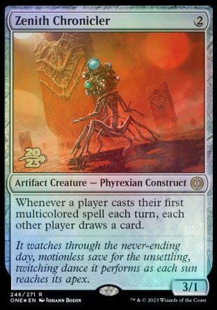 Zenith Chronicler [Phyrexia: All Will Be One Prerelease Promos] MTG Single Magic: The Gathering  | Multizone: Comics And Games