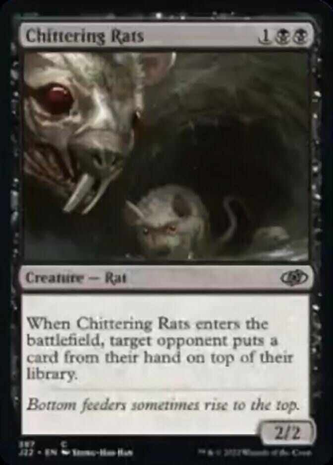 Chittering Rats [Jumpstart 2022] MTG Single Magic: The Gathering  | Multizone: Comics And Games