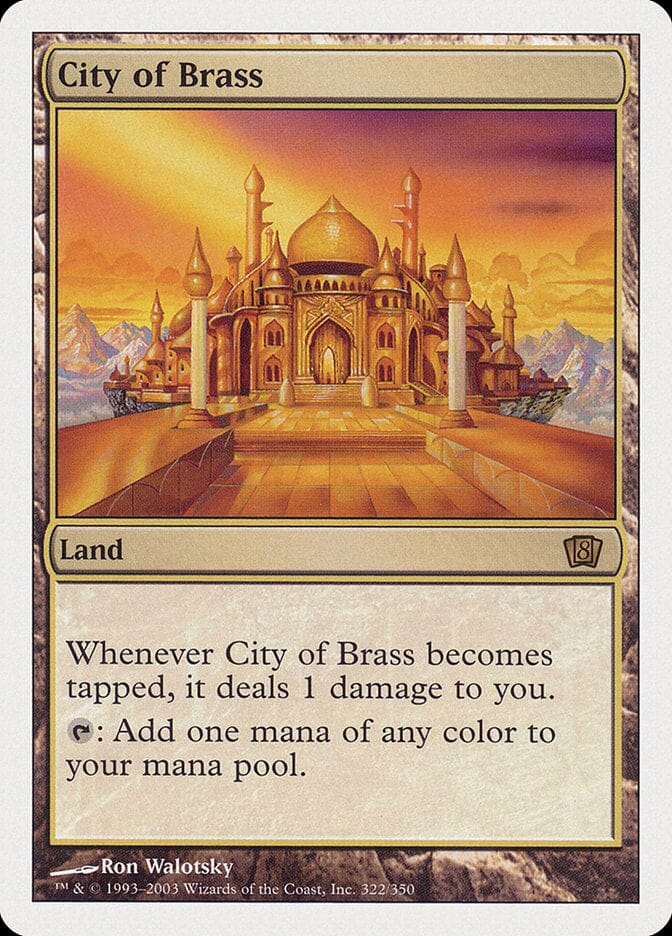 City of Brass [Eighth Edition] MTG Single Magic: The Gathering  | Multizone: Comics And Games