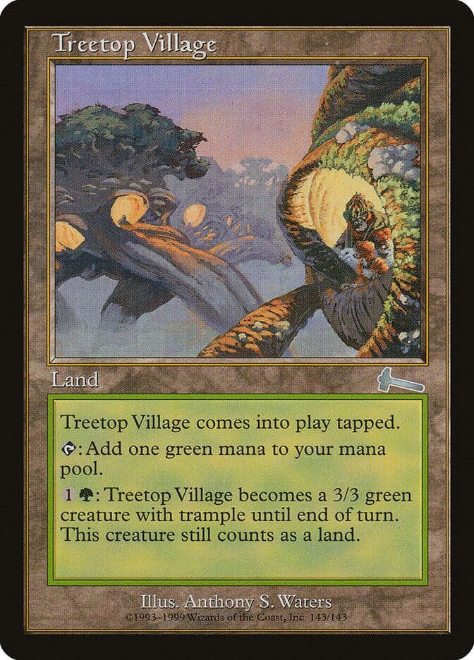 Treetop Village [Urza's Legacy] MTG Single Magic: The Gathering  | Multizone: Comics And Games