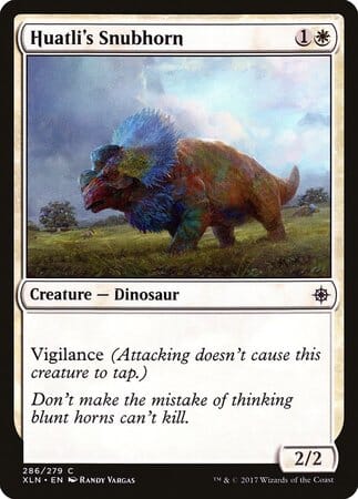 Huatli's Snubhorn [Ixalan] MTG Single Magic: The Gathering  | Multizone: Comics And Games