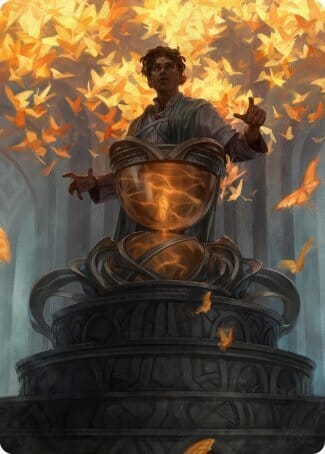 Introduction to Prophecy Art Card [Strixhaven: School of Mages Art Series] MTG Single Magic: The Gathering  | Multizone: Comics And Games