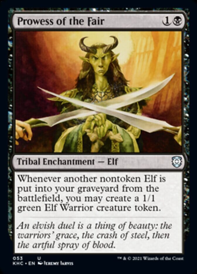 Prowess of the Fair [Kaldheim Commander] MTG Single Magic: The Gathering  | Multizone: Comics And Games