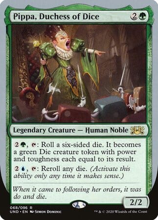 Pippa, Duchess of Dice [Unsanctioned] MTG Single Magic: The Gathering  | Multizone: Comics And Games