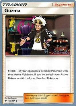 Guzma (115/147) (Victory Map - Robin Schulz) [World Championships 2018] Pokemon Single Pokémon  | Multizone: Comics And Games