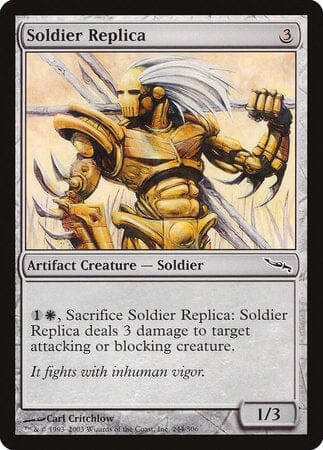 Soldier Replica [Mirrodin] MTG Single Magic: The Gathering  | Multizone: Comics And Games