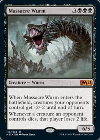 Massacre Wurm [Core Set 2021] MTG Single Magic: The Gathering  | Multizone: Comics And Games