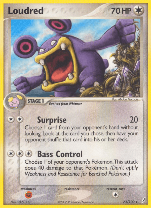 Loudred (23/100) [EX: Crystal Guardians] Pokemon Single Pokémon  | Multizone: Comics And Games