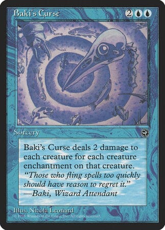Baki's Curse [Homelands] MTG Single Magic: The Gathering  | Multizone: Comics And Games